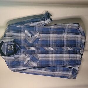 Machine Custom Company Men Shirt Longsleeve Button Down Plaid